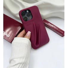 Чохол rhode lip Case Raspberry Jelly бордовий  на iPhone 13 pro